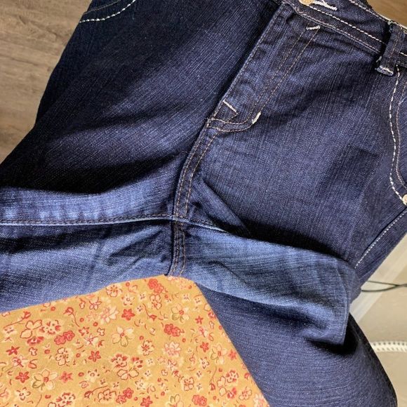 Southpole Women Size 13 Designer 13" Bermuda Jean Shorts Bling 2682 Metalic - Picture 8 of 9